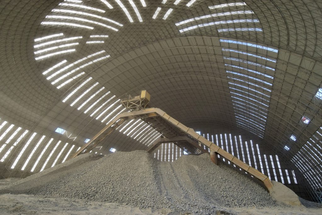 Montaje del Domo en Mina Cuajone