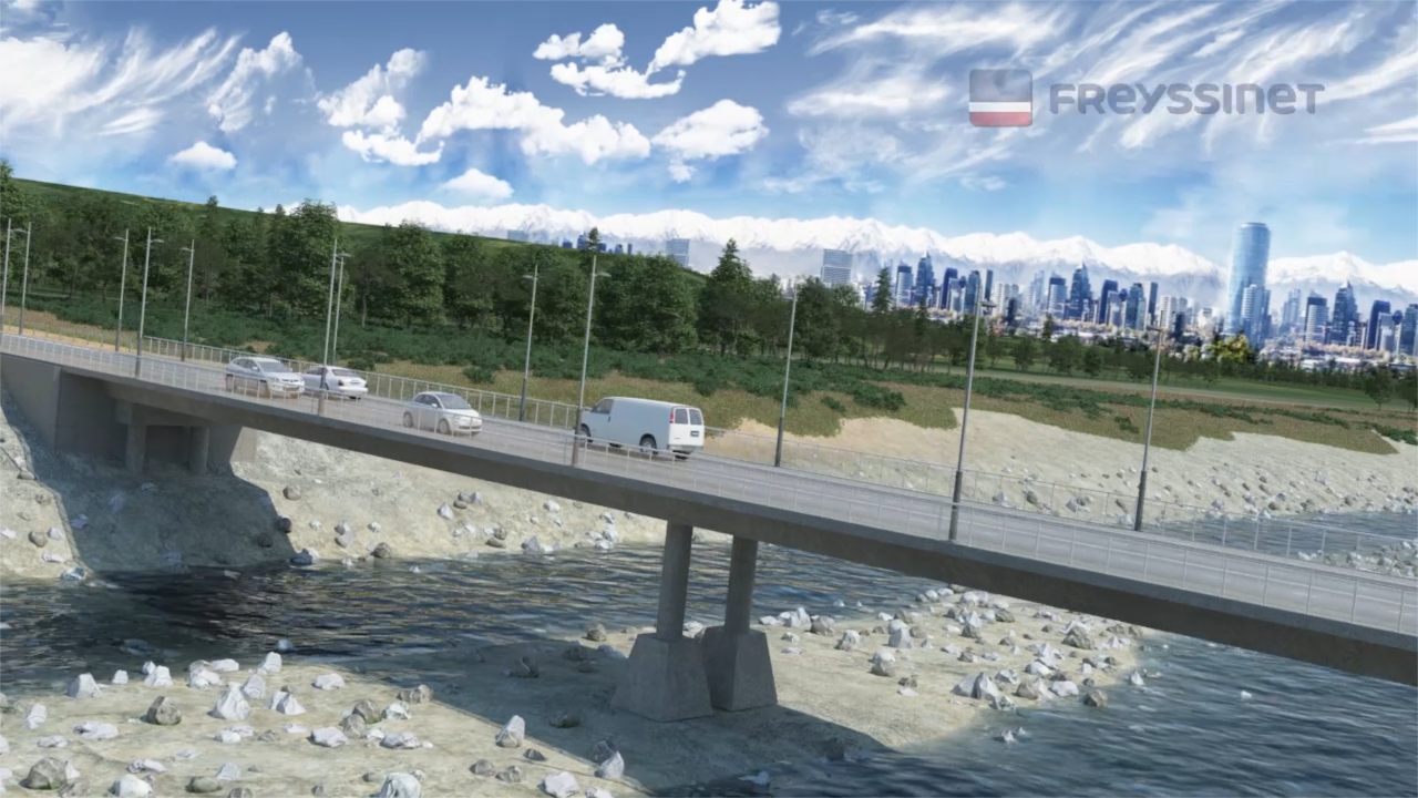 Postensado de Puente para Freyssinet