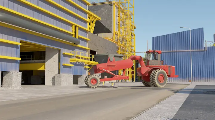 Vídeo Modernización de la Fundición Hernán Videla Lira en animación 3D